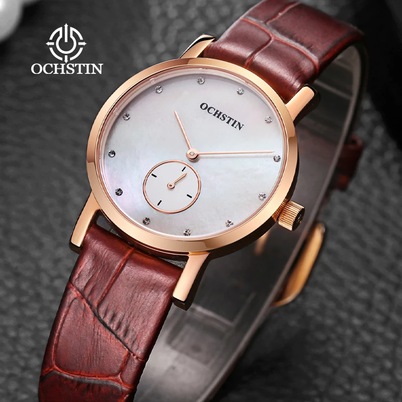 OCHSTIN New 2024 Parangon Perfect Series Fashion Hundred Japanese Ultra-thin Quartz Movement Women's Quartz Watches