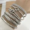 925 Sterling Silver Chain Bracelets for Women 1