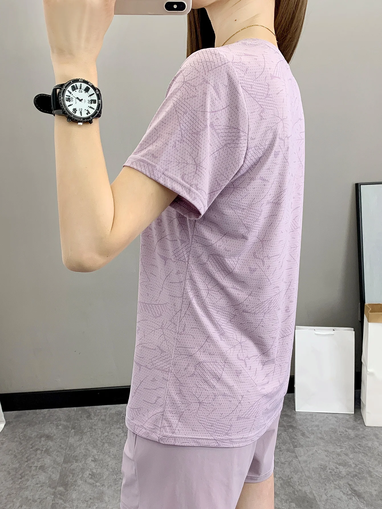 Women's Long Sleeve Sport Stand Collar Quick Dry Shirt Running Workout Breathable Top Ice Silk Female Basic Clothing