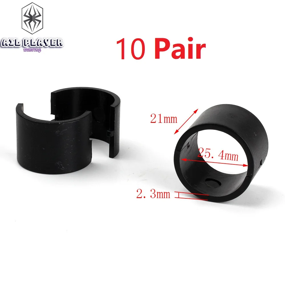 Hunting Wide Scope Ring Adapters Rifle Airgun Scope Torch Tube Insert Picatinny Adaptor Weaver 30mm to 25mm 10 Pair