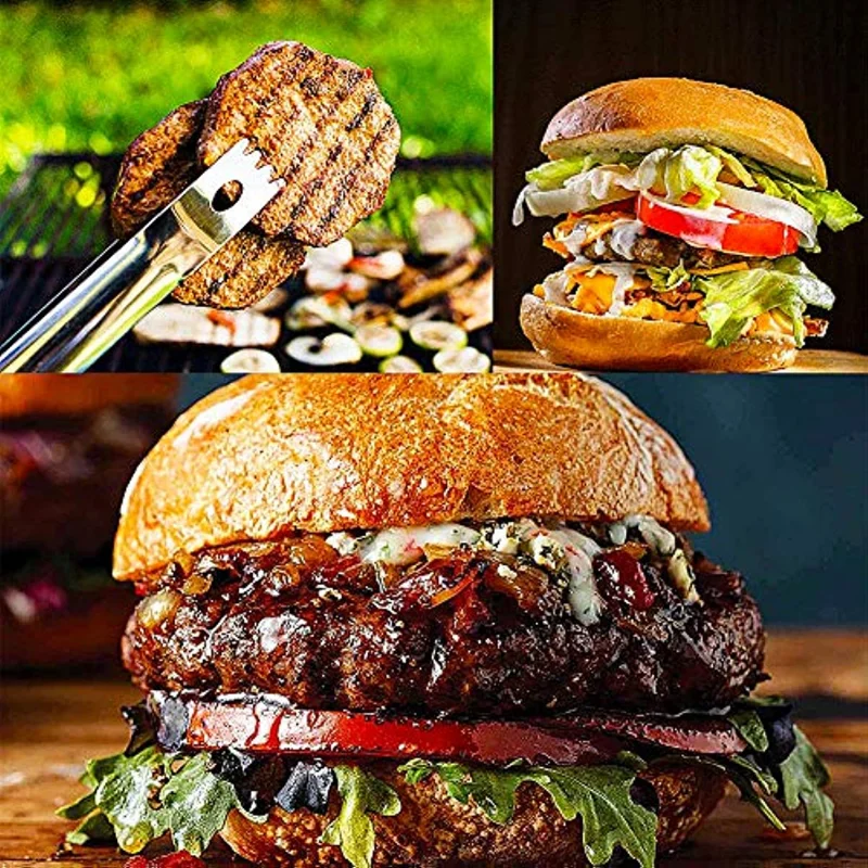 DIY Meat Compactor Manual Hamburger Meat Pie Rice Ball Pressing Mold Plastic Hamburg Press Tool Set Kitchen Accessories