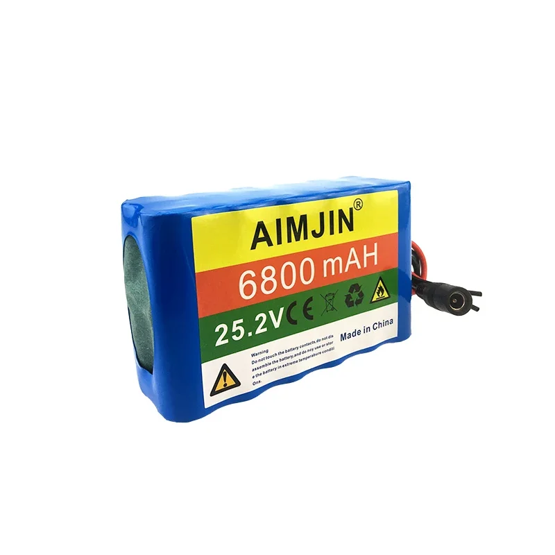 25.2V 6800mAh Rechargeable Lithium Battery Pack 6S2P for Electric Toys Electronic Products