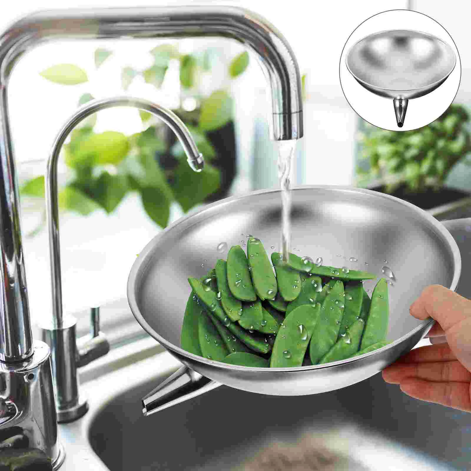 

Drain Basket Strainers Fine Mesh Fruits Washing Kitchen Accessory Vegetable Container