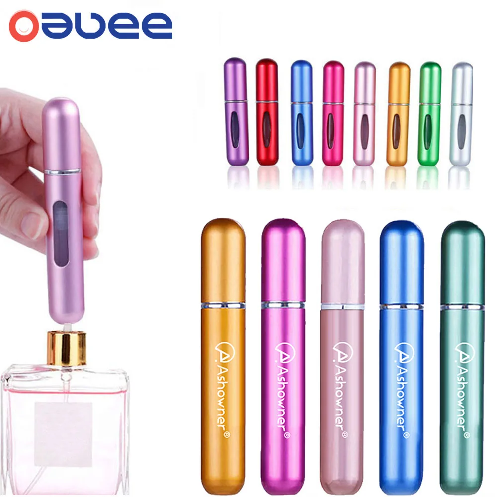 Refillable Mini Perfume Bottle Portable Aluminum Atomizer Refill