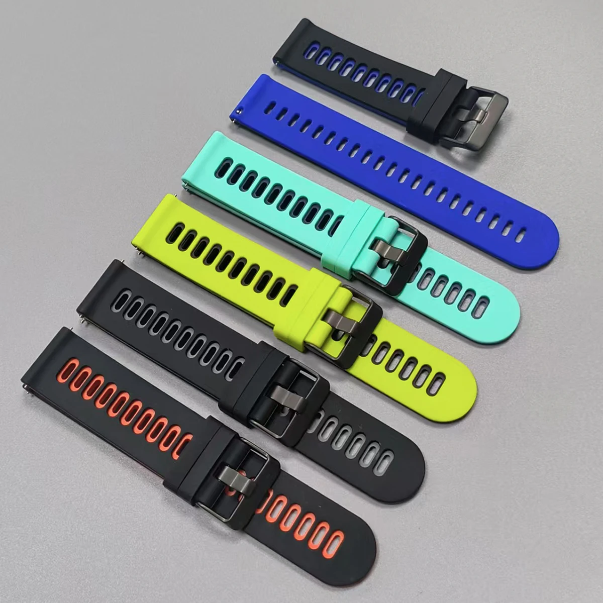 Enhanced Sports Silicone Watchband - 22mm - PACE 4 Series