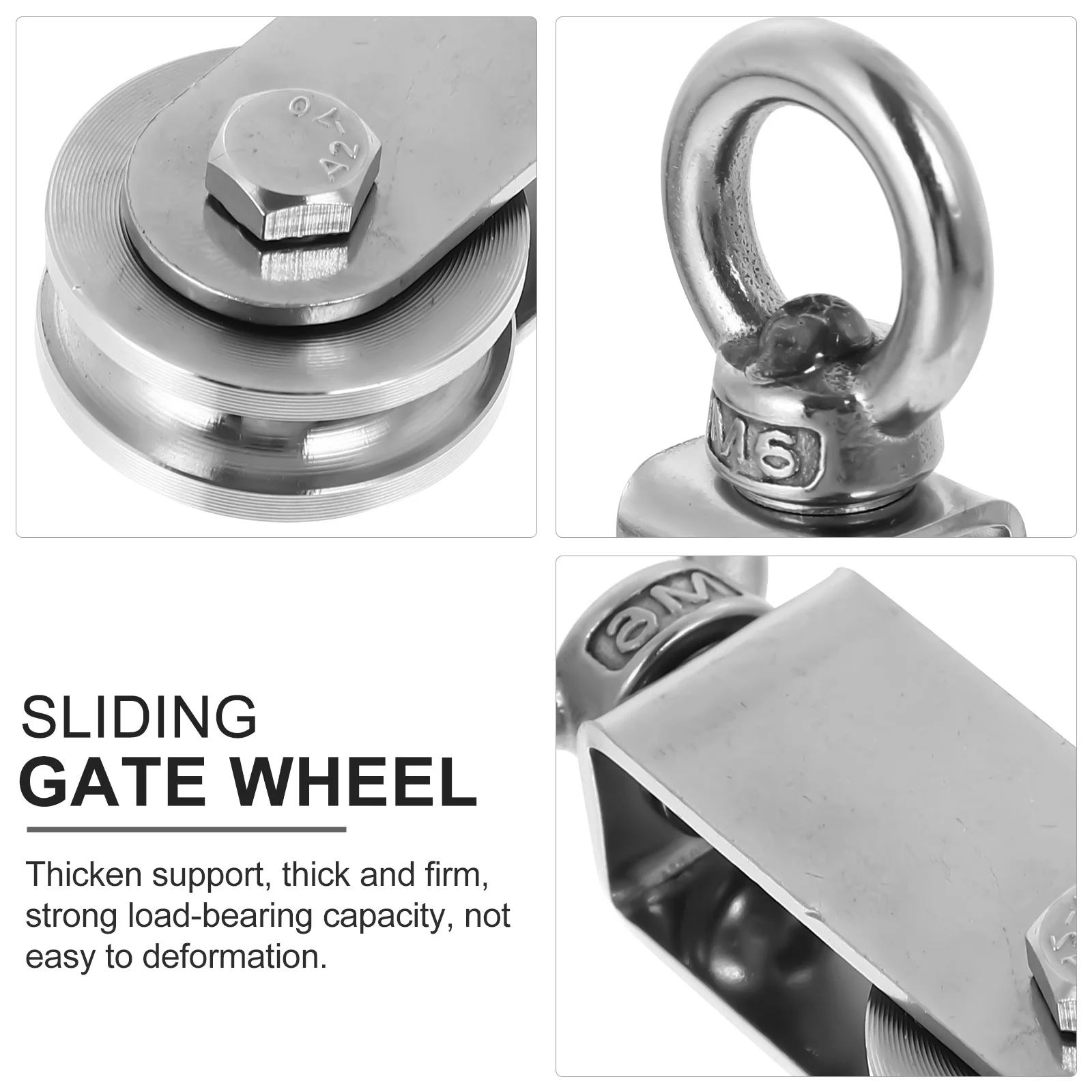 Cable Pulley Ring Durable Lifting Block Rust-proof Sturdy Hoist Wear-resistant Ladder Fitness 5