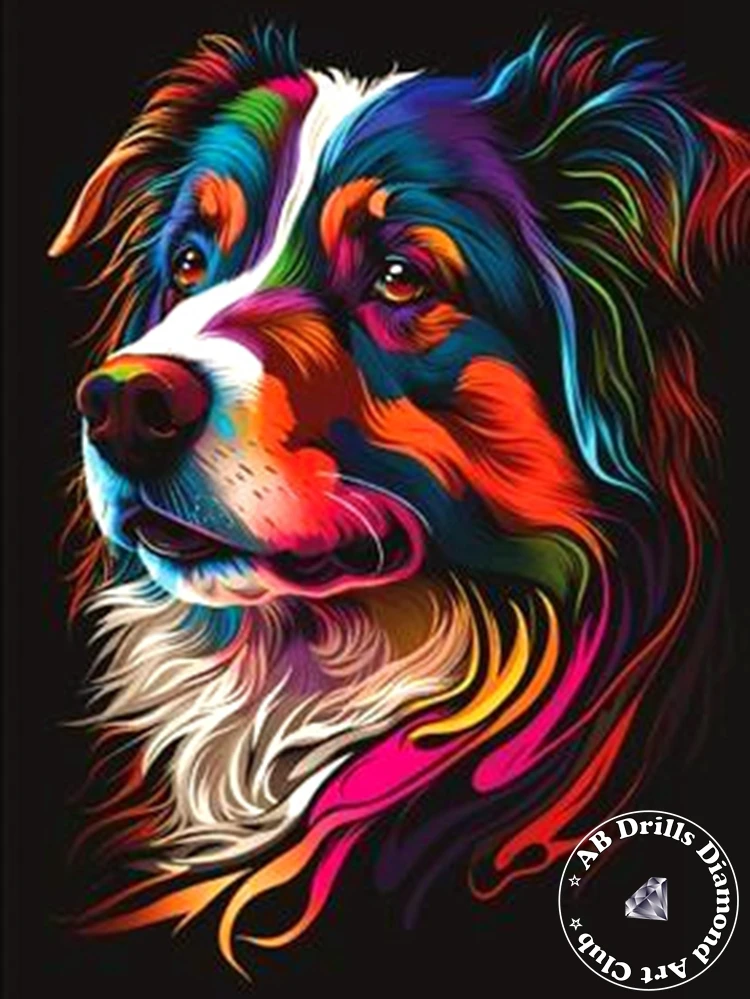 絵画　犬 Muze A3 @tricera_art #illustration #flower #art #butterfly