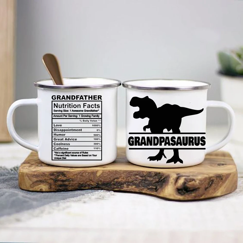 

Кофейная кружка с питанием дедушки, чайная чашка, Grandpasaurus кружка на день рождения, подарок на день отца дедушке от внуков