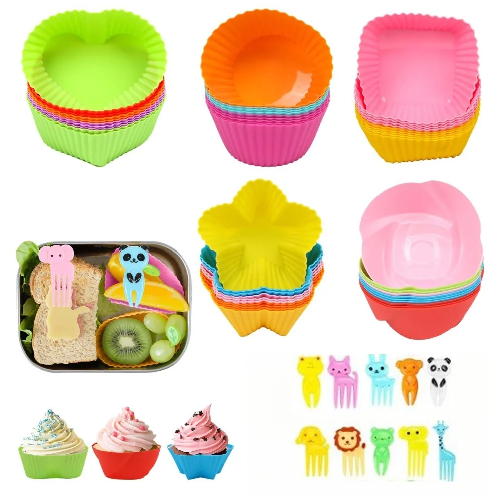 

50 шт., 10 шт., разделители для ланч-бокса