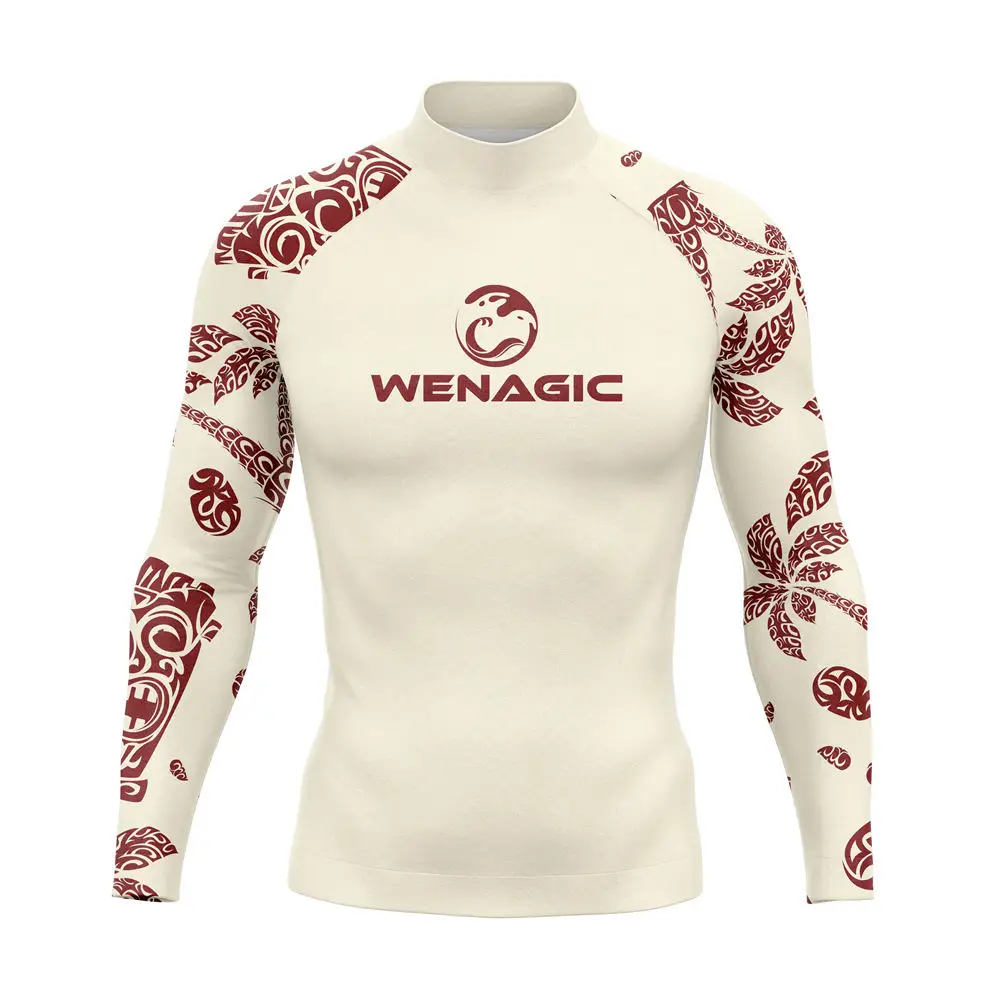 Rash Guard and Surfing Swimsuit for Men Swimming