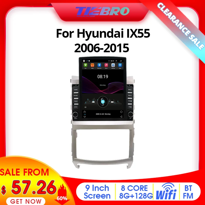 

TIEBRO Clearance Sale 50% DiscountTesla Style Screen Car Radio For Hyundai Veracruz IX55 2006-2015 Android 10 Multimedia Video