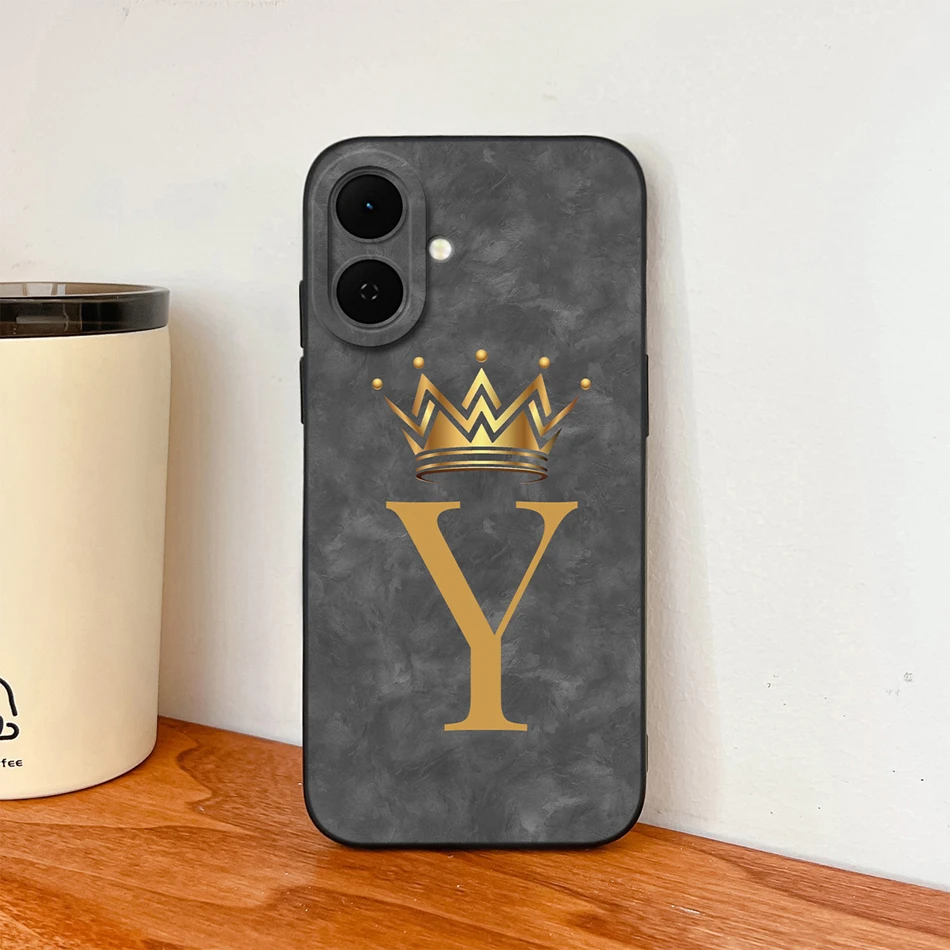 Creative Letters Soft Liquid Silicone Anti-Drop Phone Case with Camera Coverage