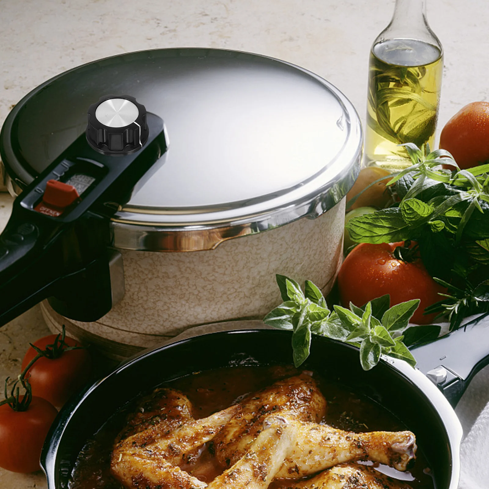 Ofen Timer Drehknopf Ersatz – Universal Schalterknopf Für Heißluftfritteuse, Backofen & Schnellkochtopf (Kunststoff, Kompakt)