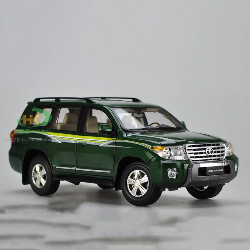 

Diecast Alloy 1:18 Scale LC200 Land Cruiser Car Model Green Adult Classic Collection Gift Display Souvenir Ornament