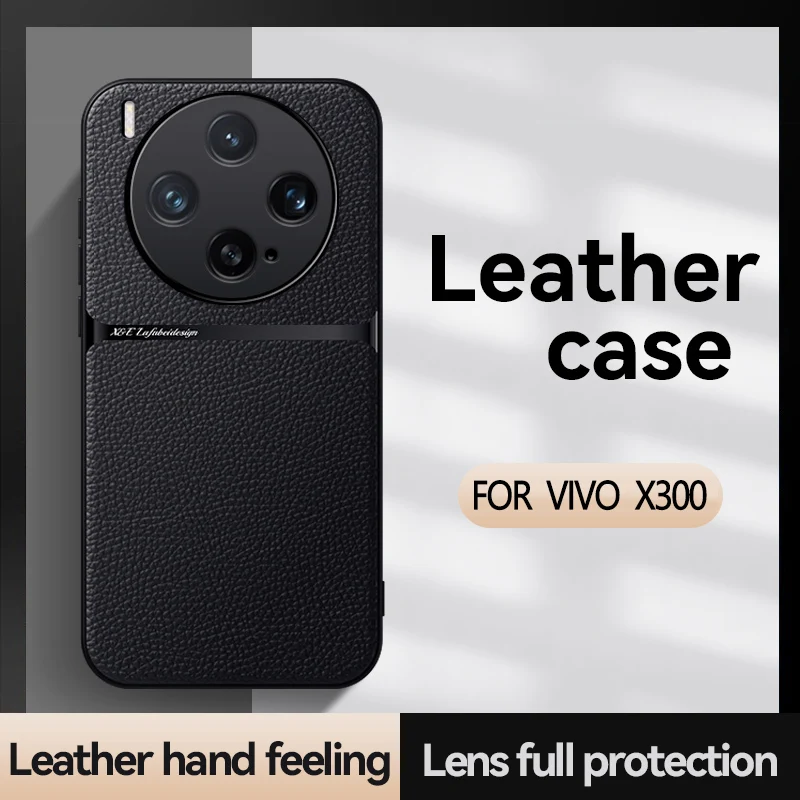 Magnetic PU Leather Ultra-Thin Drop-Proof Camera Protection Case