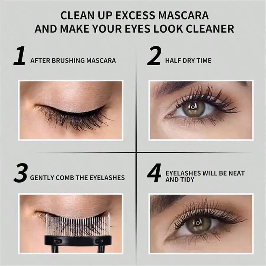 Black Eyelash Curler Brush Makeup Tool for Eye Lash Curling
