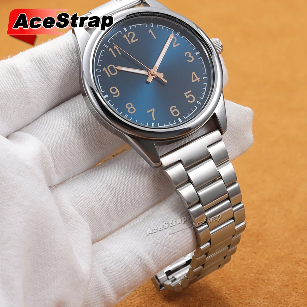 Elegant Silver Universal Steel Watch Band - Premium Metal Bracelet Replacement Wristband
