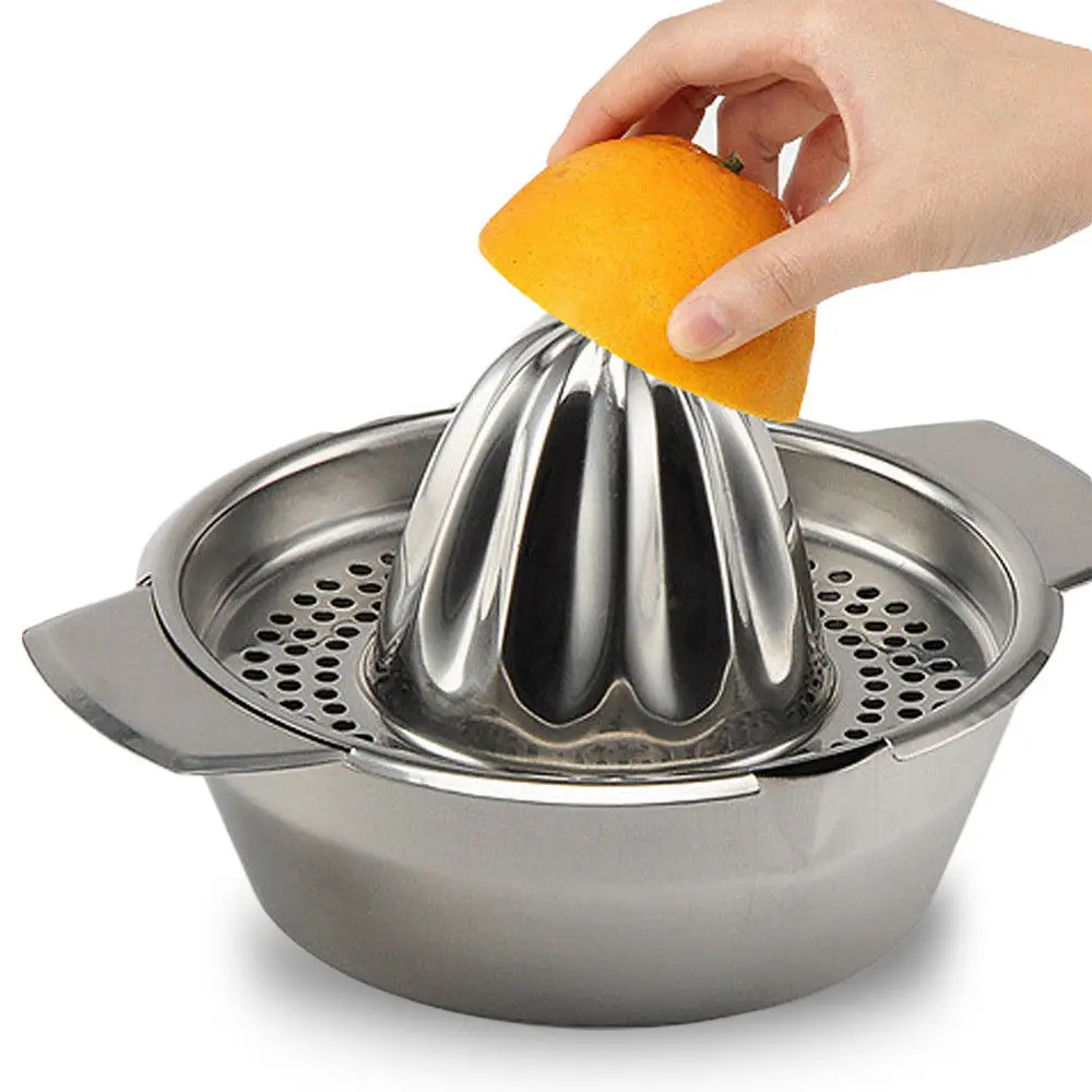 

Stainless Steel Citrus Lemon Orange Lime Squeezer Juicer Hand Press Kitchen Tool