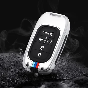 Cover chiate/telecomando per Honda CRV Civic Accord 2021 2022 4 5 pulsanti di protezione portachiavi accessori senza chiave 7 Cover chiate/telecomando per Honda CRV Civic Accord 2021 2022 4 5 pulsanti di protezione portachiavi accessori senza chiave - Custodia per chiave a distanza per auto Shell Fob per Honda CRV Civic Accord 2021