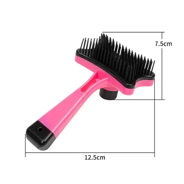 Pet hair removal brush Cat hair removal dog hair cleaner One click hair removal massage comb 6