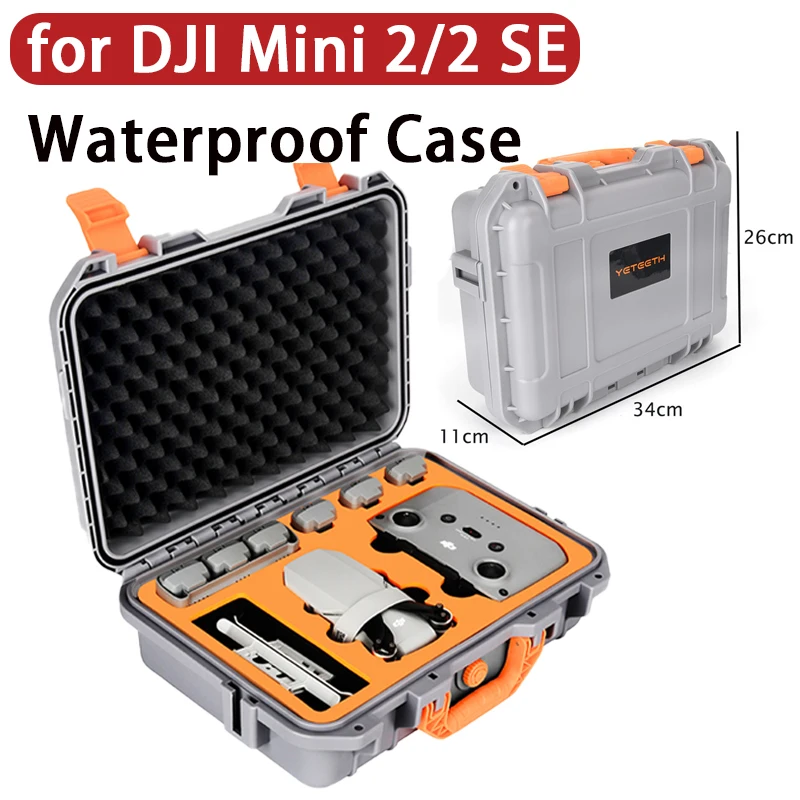 DJI Drone Case Waterproof Portable Suitcase Explosion-proof Accessory for DJI Mini 2 SE/Mini 2/Mini 4K