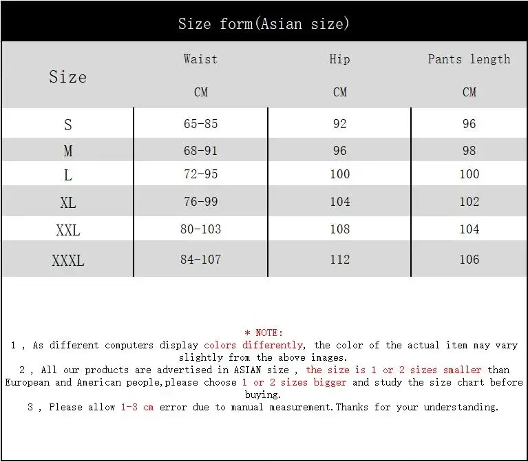 Description Picture 2 of itemMen's Sweatpants Print Pants Autumn Winter Fleece Warm Trousers Sport Jogging Fitness Running Long Pants
