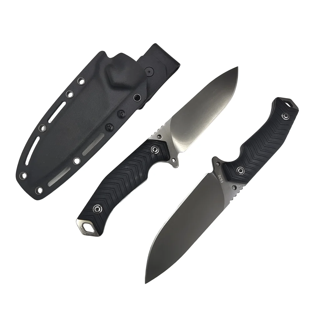 Dc53 Steel Fixed Blade Tactical Knife Full Tang Bushcraft Survival