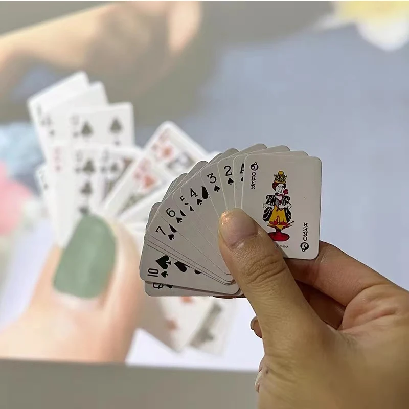 10/5 Box Mini Playing Cards Party Favors Miniature Poker Game Novelty Gifts Adults Children Juegos De Mesa Familiares Divertidos 2