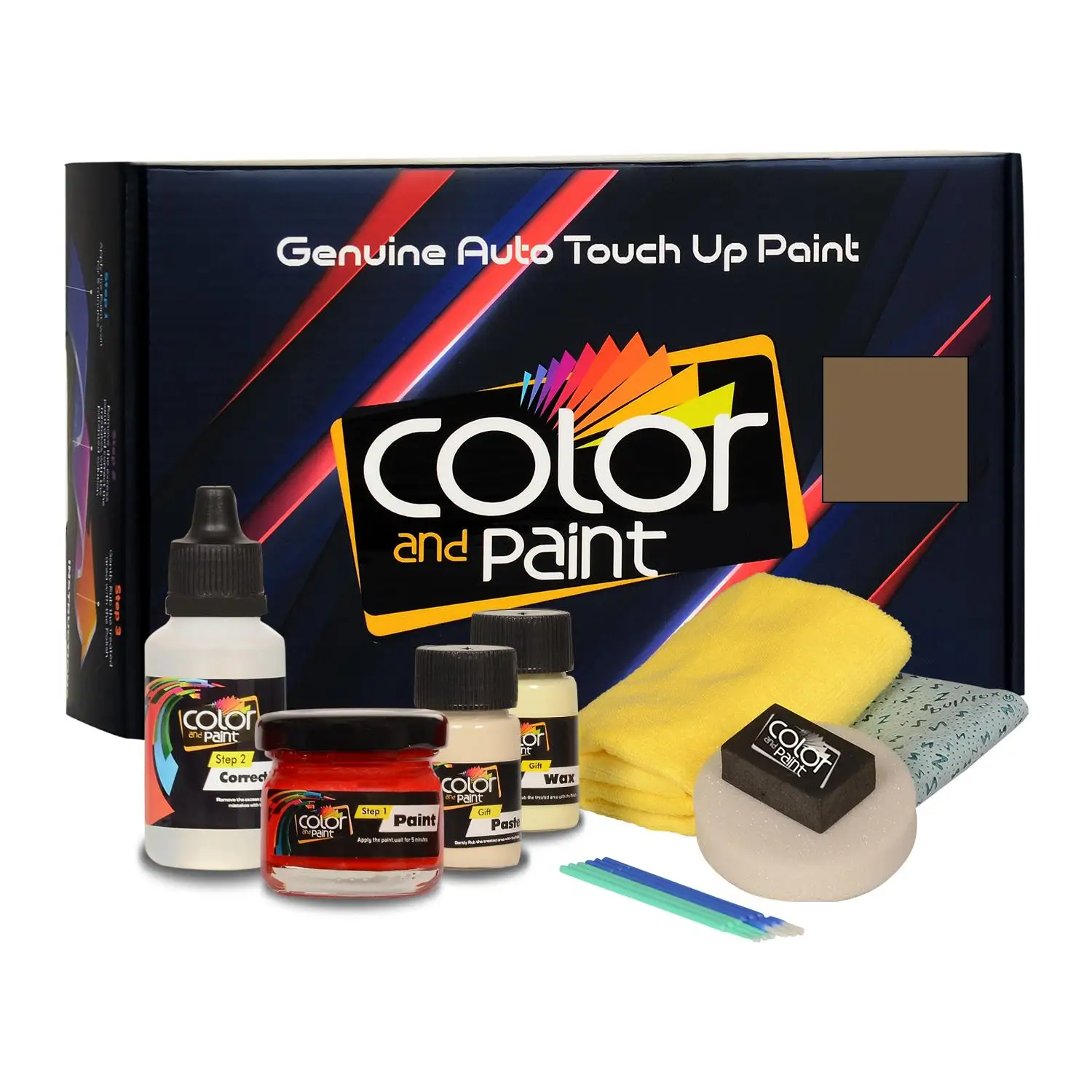 

Color and Paint compatible with Opel Automotive Touch Up Paint - PERGAMENT - 433 - Basic Care
