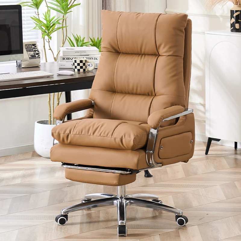 Sedia da ufficio regolabile per computer Bracciolo esecutivo ergonomico Comoda sedia da ufficio Poggiapiedi Sillas De Oficina Accessori per mobili - immagine 3
