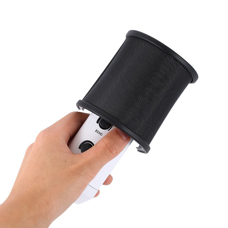 

Universal Microphone Filter Condenser Microphone PC Studio Recording Metal Windscreen