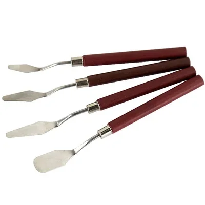 4pieces /lot High Quality Ultra Light Palette Scraper Painting Shovel for Model DIY Model Building Useful Tool