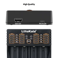 LiitoKala Lii-402 Universal Smart Battery Charger Compatible with Multiple Sizes Including 18650, 26650, 18500 Batteries 5