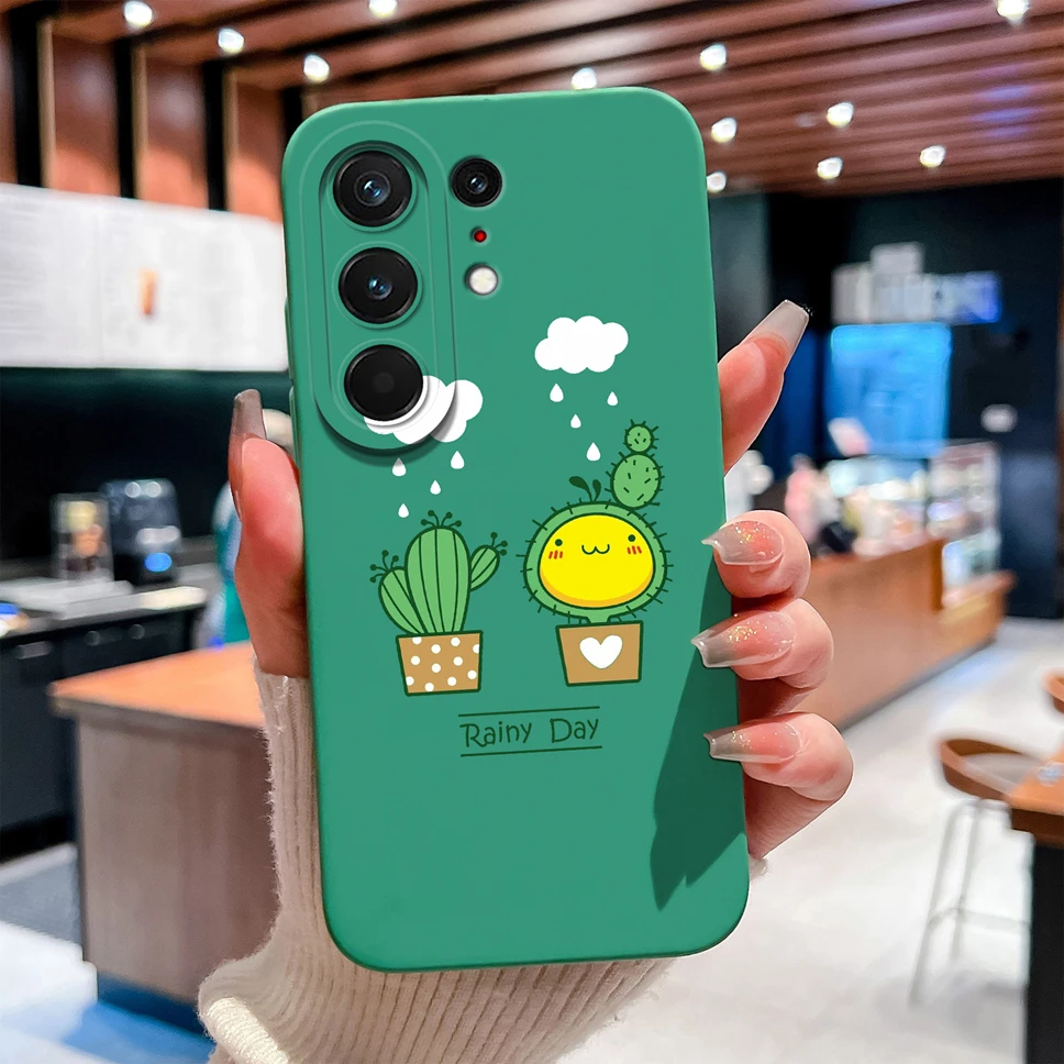 Abstract Line Art Print Liquid Silicone Shockproof Case with Camera Protection
