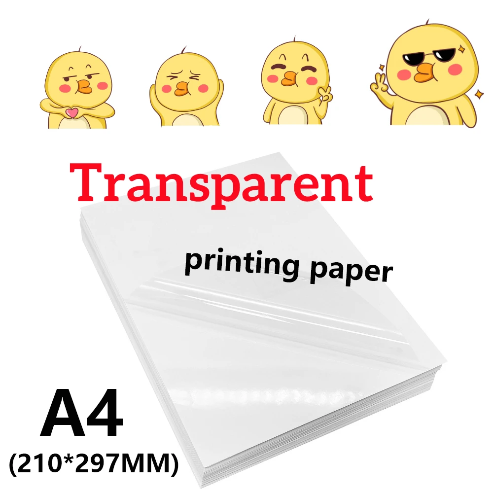 A4 Sticker Label Paper Laser Printer  Paper Stickers Inkjet Printers - 50  Sheets A4 - Aliexpress