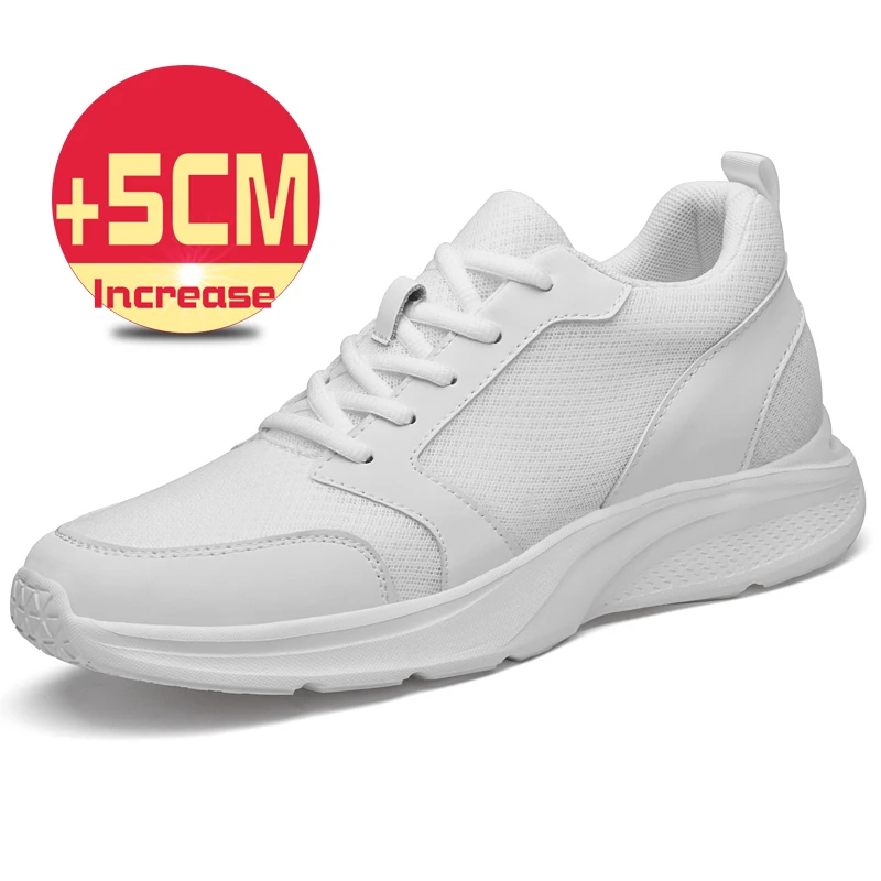 جديد 2024 أحذية رياضية رجل مصعد حذاء كاجوال الارتف...