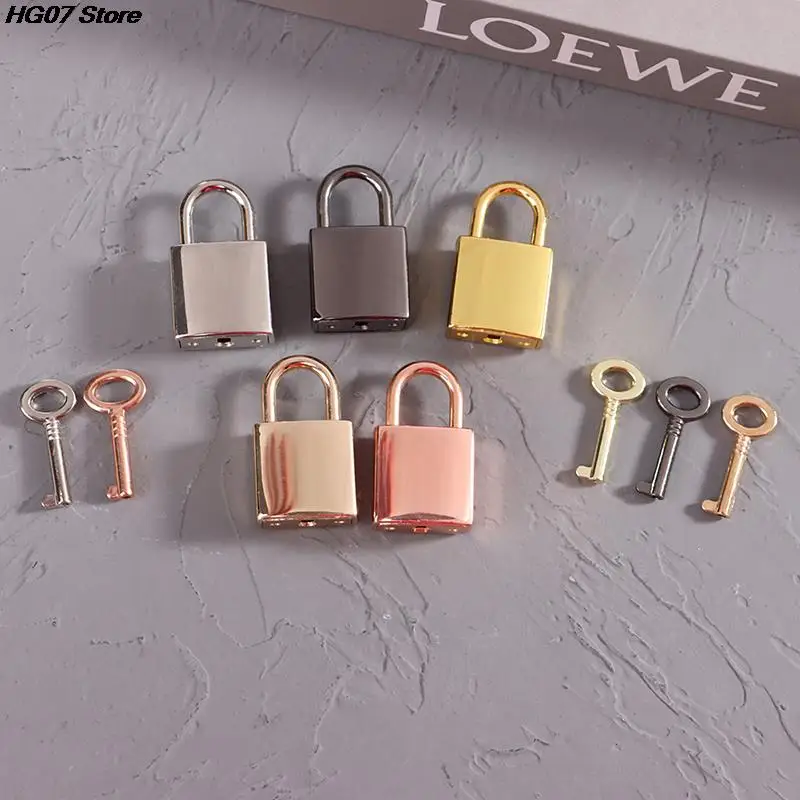 New Mini Metal Padlocks Key Luggage Lock With Key For Jewelry Box