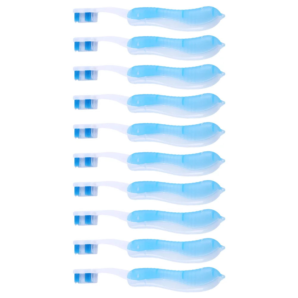휴대용 접이식 여행용 칫솔, 여행 캠핑 연청, 캠핑 하이킹, 야외 칫솔, 20/10 개