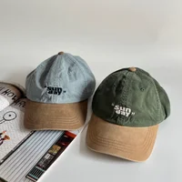 Retro "Sun day" Letter Embroidery Baseball Caps For Men Women Cotton Casual Snapback Cap Spring Summer Outdoor Simple Sun Hat 1