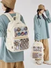 Japanese Kawaii Itabag Women New 2024 Transparent Backpack Large Capacity School Bags With Insert Plate and Two Clear Pockets 4