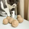 Sisal False Mouse Cat Toy Bite Resistance Stuffed Toy Interactive Cat Toy Simulation Mice Kitten Self-Playing Plush Toys 2