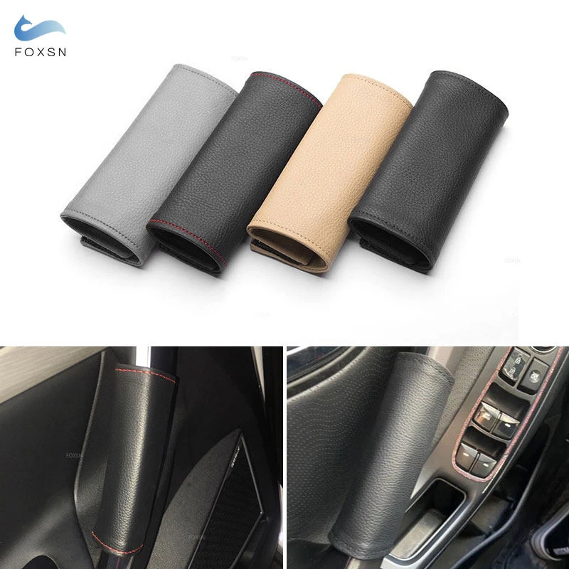 9*16cm 13*16cm Carstyling Microfiber Leather Interior Door Handle