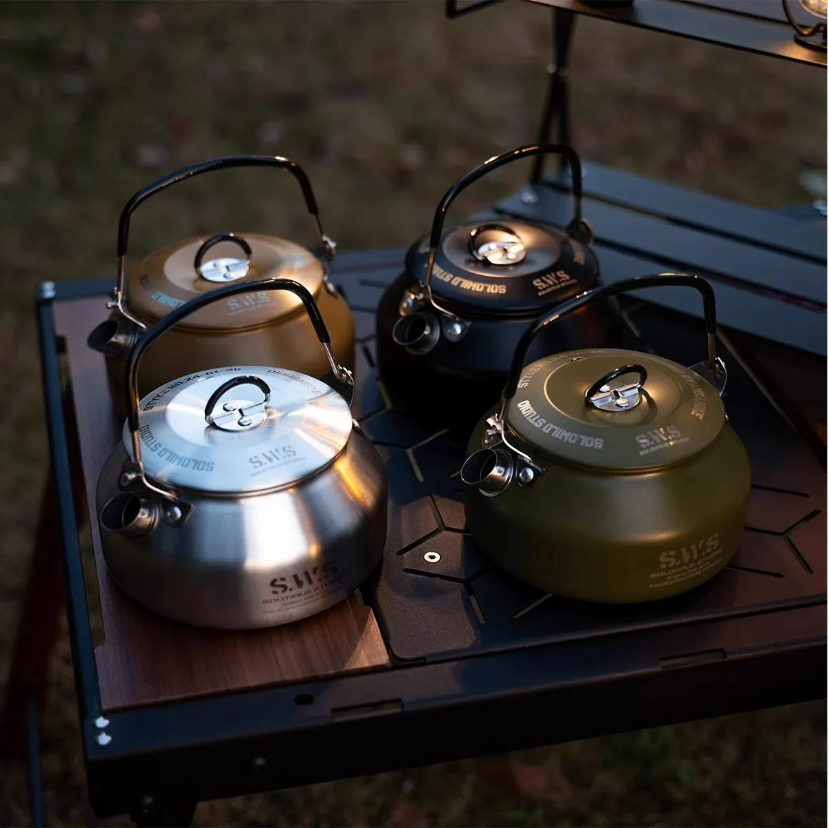 Sws Outdoor Water Kettle 0.8L Portable For Hiking Mountaineering Travel Camping