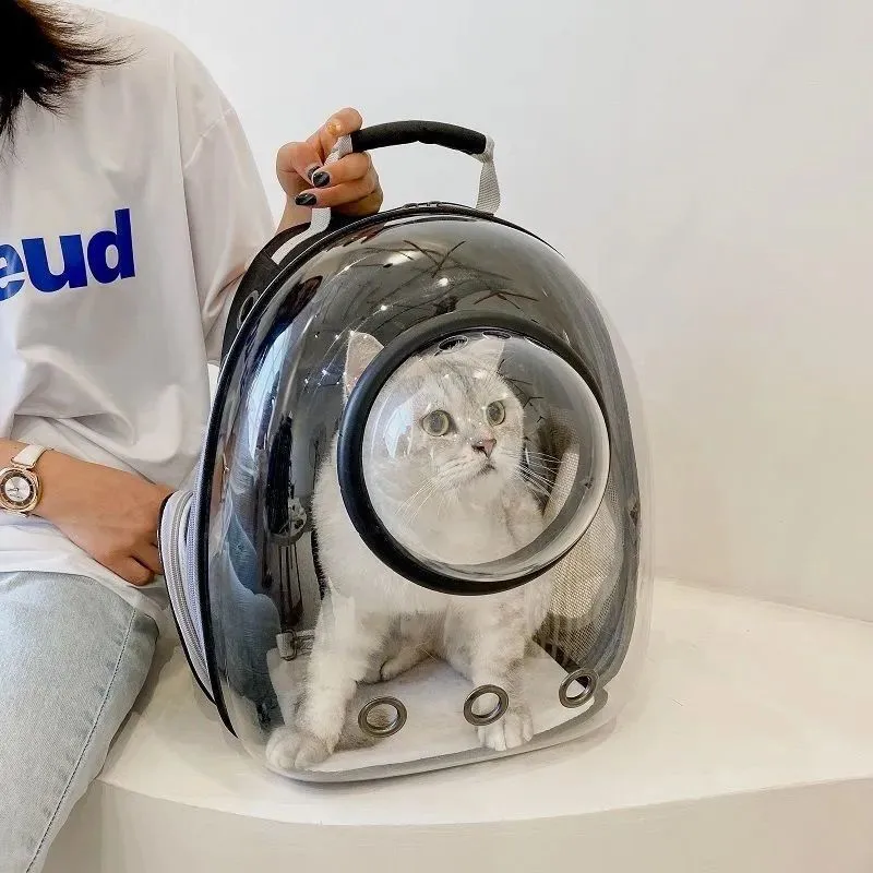 cat bag carrier Backpack Mesh camouflage outdoor travel product Breathable shoulder handling Waterproof Spacecraft Bubble