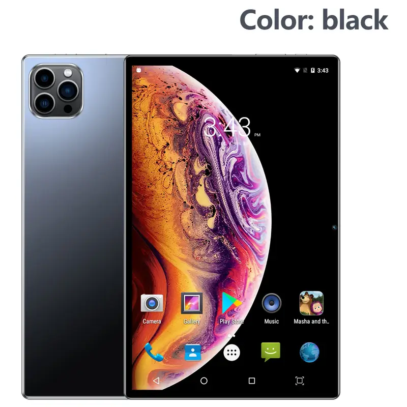 BDF Android 10.1 Inch Tablet Pc Google Play Octa Core Dual Cameras Dual SIM 3G Phone Call Tablets Bluetooth Wifi 4GB+ 64GB ROM - Image 7