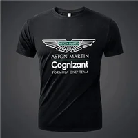 100% Cotton Summer Aston Martin New T-Shirt F1 Driver Alonso O-Neck Top Formula 1 Racing Print Oversized T-Shirt Unisex Tops 1