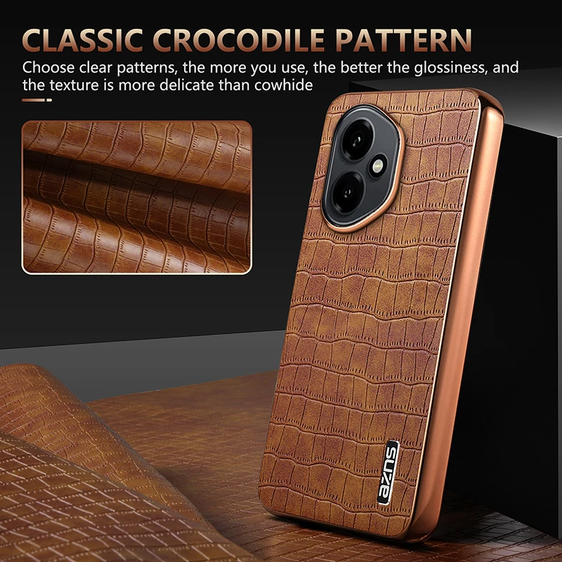 Luxury PU Leather Protective Back Cover Case