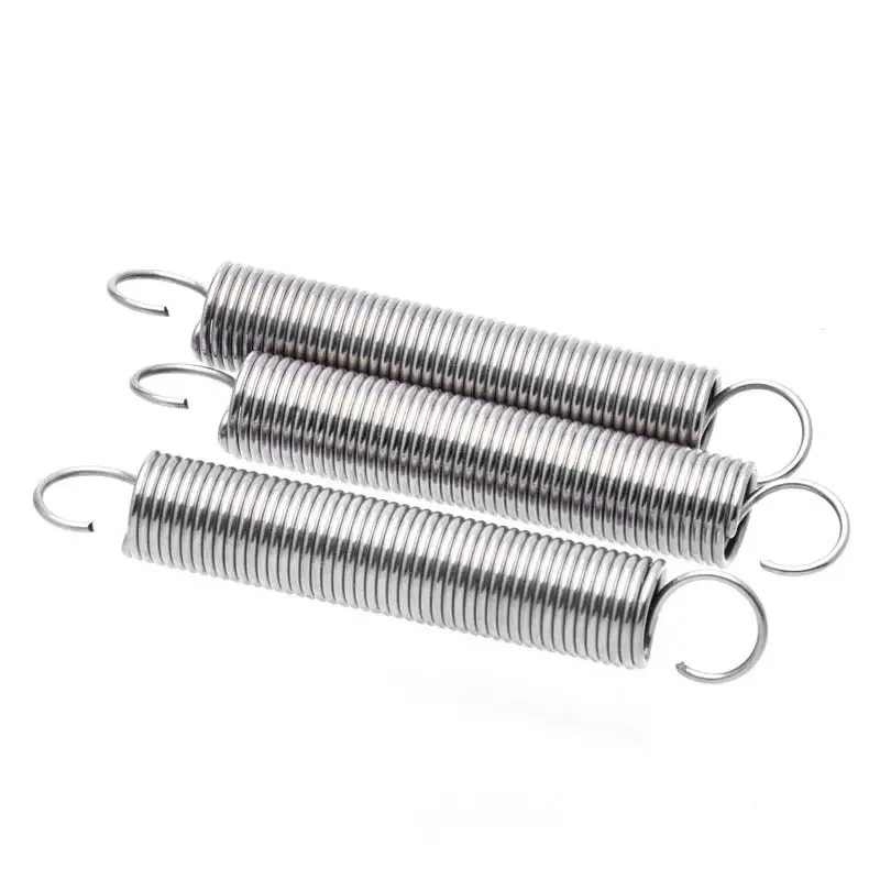 Stainless Steel Spring 6Pcs Wire Diameter 0.6mm 0.7mm 304 Stainless Steel Open Hook Tension Spring stainless steel spring