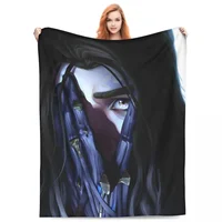 Arcane Viktor Game Blanket Picnic Flannel Throw Blanket For Bedroom Warm Soft Customized Quality Bedspread Gift Idea 1