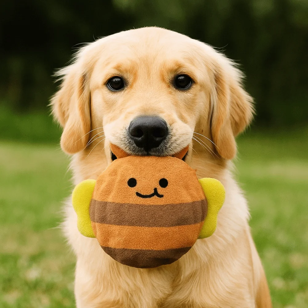 Cute Cartoon Dog Chew Animal Shape Bite Resistant Pet Sound TPR Prick Ball Dog Bite Training